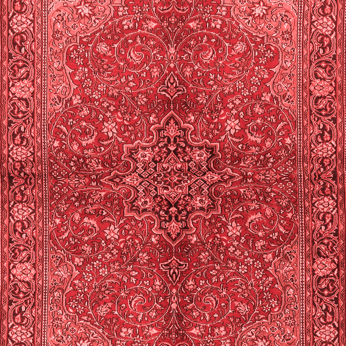 Machine Washable Persian Red Traditional Rug, wshtr2182red