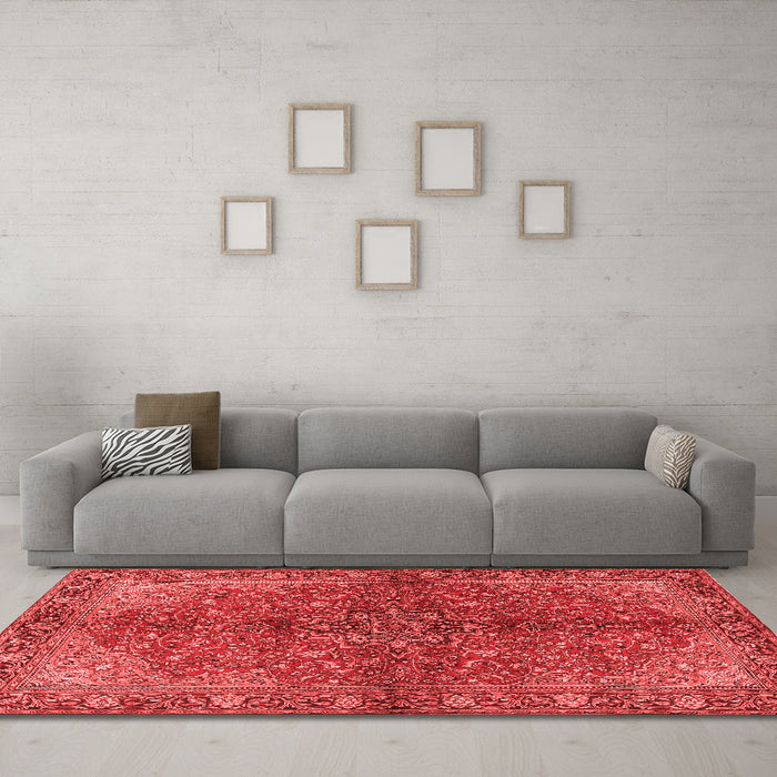 Traditional Red Washable Rugs