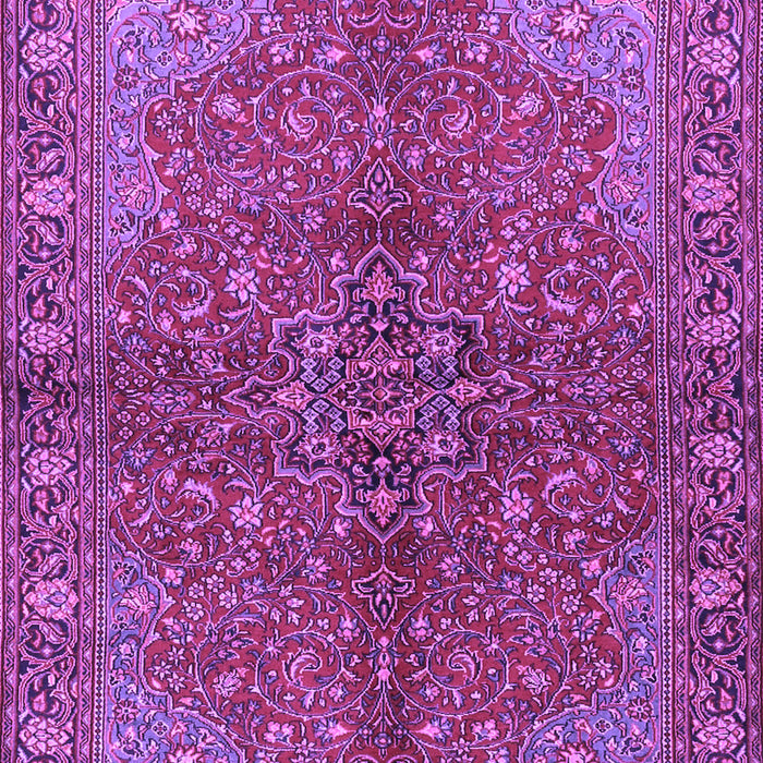 Machine Washable Persian Purple Traditional Area Rugs, wshtr2182pur