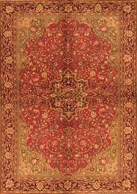 Persian Orange Traditional Rug, tr2182org