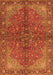 Persian Orange Traditional Rug, tr2182org