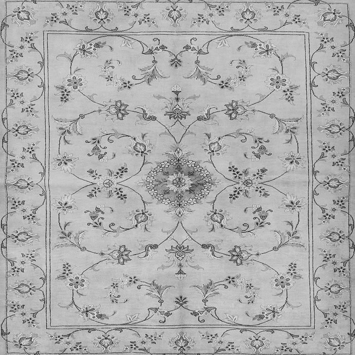 Serging Thickness of Persian Gray Traditional Rug, tr2183gry