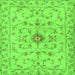 Serging Thickness of Persian Green Traditional Rug, tr2183grn
