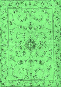 Persian Emerald Green Traditional Rug, tr2183emgrn