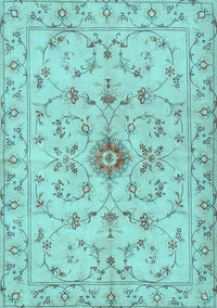 Persian Light Blue Traditional Rug, tr2183lblu
