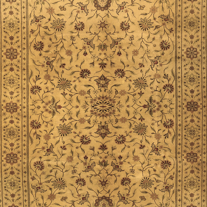 Machine Washable Persian Brown Traditional Rug, wshtr2184brn