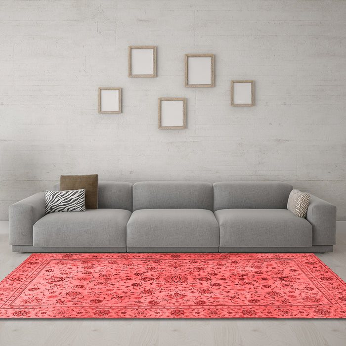 Traditional Red Washable Rugs