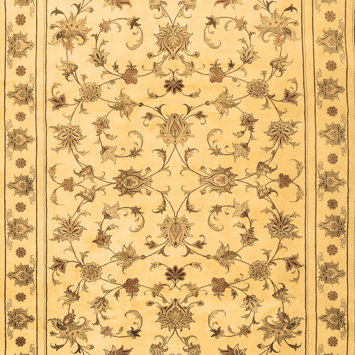 Machine Washable Persian Brown Traditional Rug, wshtr2185brn