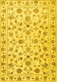 Persian Yellow Traditional Rug, tr2185yw
