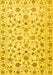 Persian Yellow Traditional Rug, tr2185yw