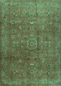 Persian Turquoise Traditional Rug, tr2186turq