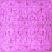 Square Persian Purple Traditional Rug, tr2187pur