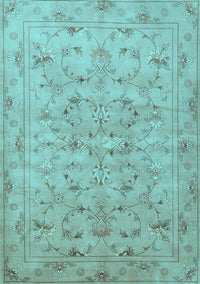 Persian Light Blue Traditional Rug, tr2187lblu