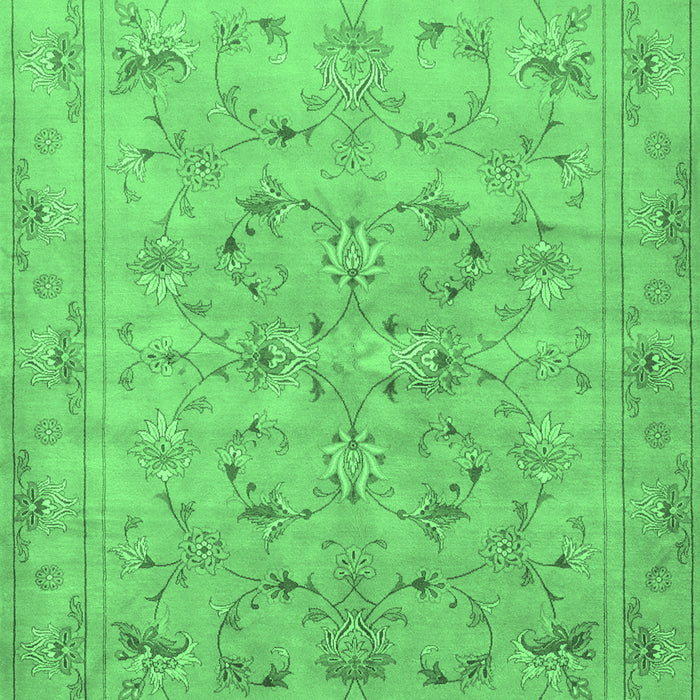 Persian Emerald Green Traditional Rug, tr2187emgrn