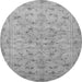 Square Persian Gray Traditional Rug, tr2187gry