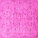 Square Persian Pink Traditional Rug, tr2187pnk