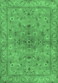 Persian Emerald Green Traditional Rug, tr2188emgrn