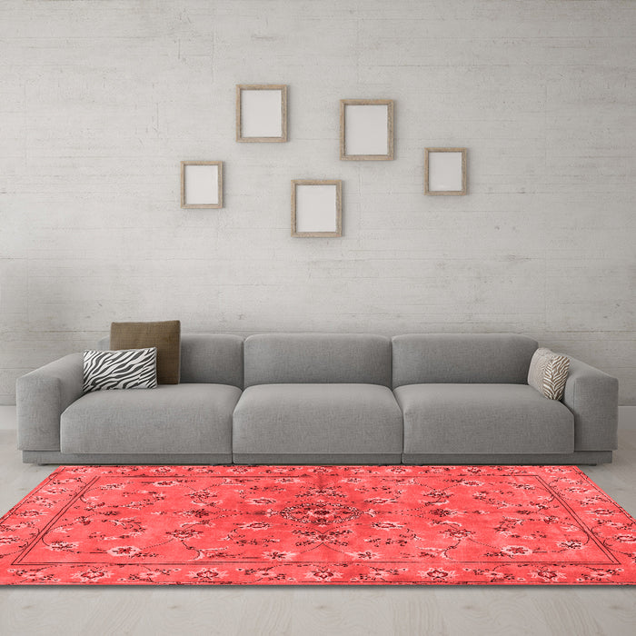 Traditional Red Washable Rugs