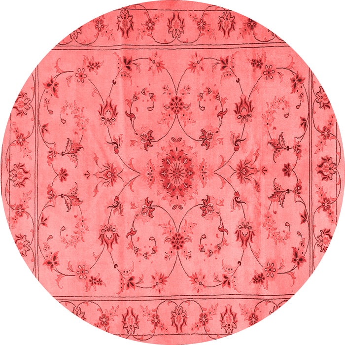 Machine Washable Persian Red Traditional Rug, wshtr2189red