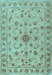 Persian Light Blue Traditional Rug, tr2189lblu