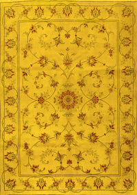 Persian Yellow Traditional Rug, tr2189yw