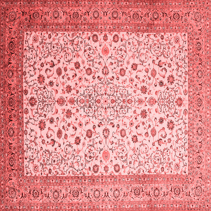 Machine Washable Persian Red Traditional Rug, wshtr218red