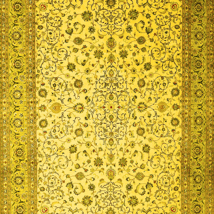 Persian Yellow Traditional Rug, tr218yw