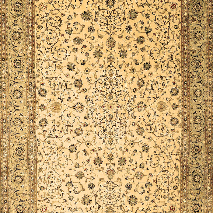 Machine Washable Persian Brown Traditional Rug, wshtr218brn