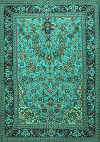 Persian Turquoise Traditional Rug, tr2190turq