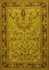 Persian Yellow Traditional Rug, tr2190yw