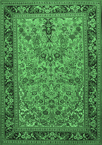 Persian Emerald Green Traditional Rug, tr2190emgrn