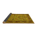 Sideview of Persian Yellow Traditional Rug, tr2190yw