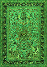 Persian Green Traditional Rug, tr2191grn