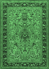 Persian Emerald Green Traditional Rug, tr2191emgrn