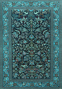 Persian Light Blue Traditional Rug, tr2192lblu