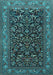 Persian Light Blue Traditional Rug, tr2192lblu