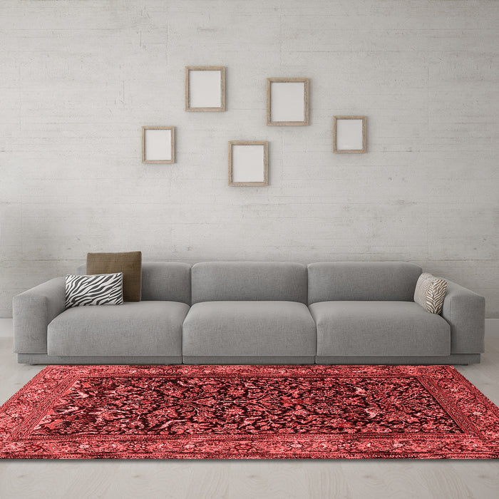 Traditional Red Washable Rugs