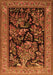 Persian Orange Traditional Rug, tr2193org
