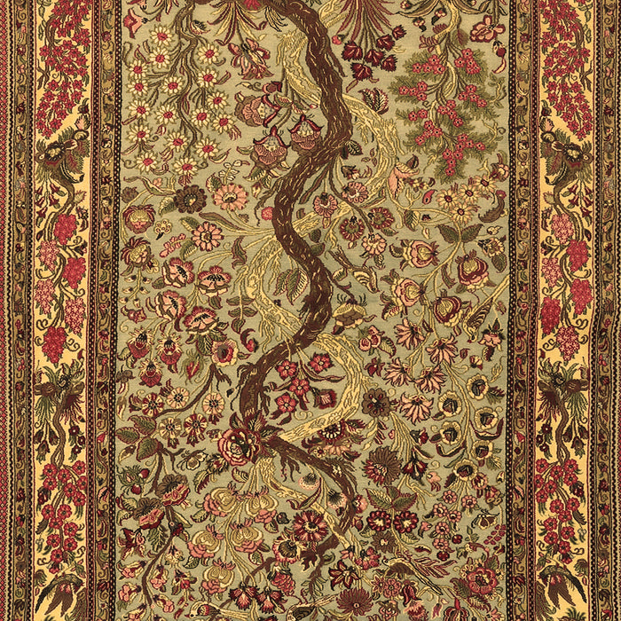 Machine Washable Animal Brown Traditional Rug, wshtr2194brn