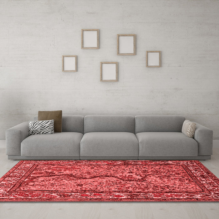 Traditional Red Washable Rugs