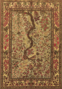 Animal Brown Traditional Rug, tr2194brn