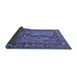 Sideview of Animal Blue Traditional Rug, tr2194blu