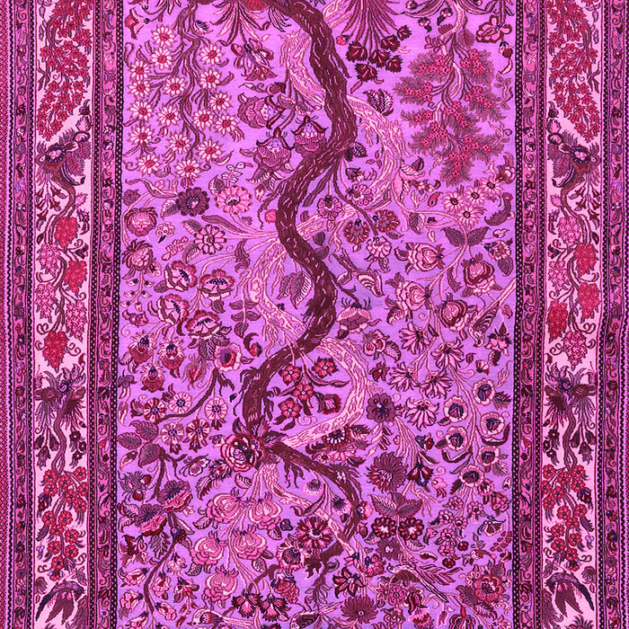 Machine Washable Animal Pink Traditional Rug, wshtr2194pnk
