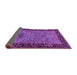 Sideview of Animal Purple Traditional Rug, tr2195pur