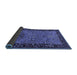 Sideview of Animal Blue Traditional Rug, tr2195blu