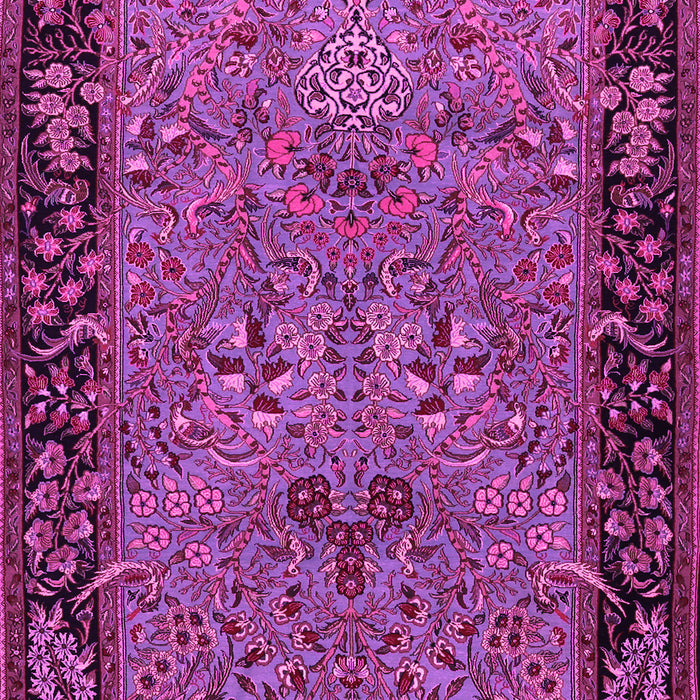 Machine Washable Animal Pink Traditional Rug, wshtr2195pnk