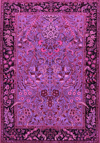 Animal Pink Traditional Rug, tr2195pnk