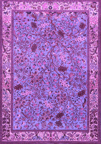 Animal Purple Traditional Rug, tr2196pur