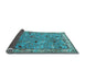 Sideview of Animal Light Blue Traditional Rug, tr2196lblu