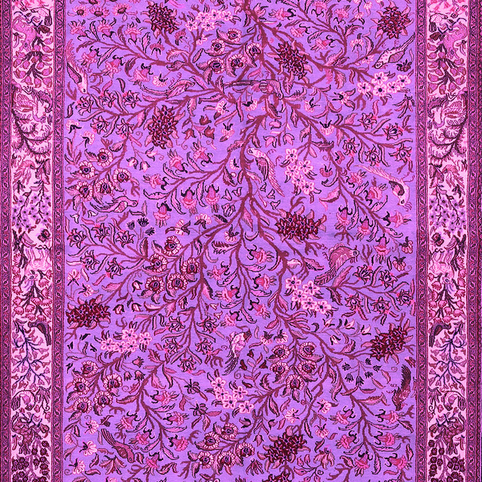 Machine Washable Animal Pink Traditional Rug, wshtr2196pnk